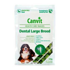 Canvit (Канвіт) Dental for large breed - Напіввологі функціональні ласощі для собак великих порід для повсякденного догляду за зубами та ротовою порожниною 200 г