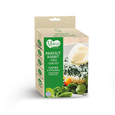 Mavsy (Мавсі) Freeze Dried Rabbit Parfait, Spinach & Cream - Ласощі для собак парфе з кролика на шпинатній подушці з вершоковим соусом 50 г
