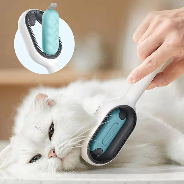 PET GRAVITY (Пет Гравити) 3в1 Pet Grooming Comb - Щетка для сухого и влажного вычесывания собак и кошек