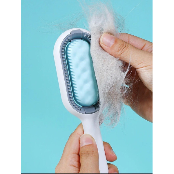 PET GRAVITY (Пет Гравити) 3в1 Pet Grooming Comb - Щетка для сухого и влажного вычесывания собак и кошек