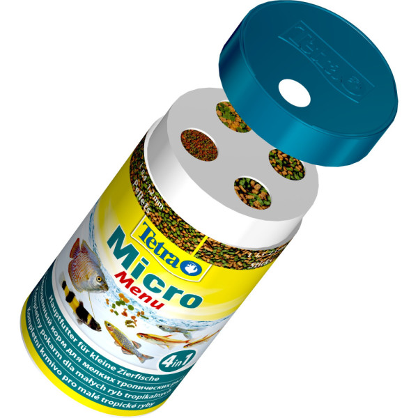Tetra (Тетра) Micro Menu - Корм для аквариумных рыб (микс) 100 мл