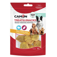 Camon (Камон) Dog Treats Breaded Medallions With Sweet Potato Chicken Chicken - Лакомство для собак куриные медальоны с бататом в панировке 80 г