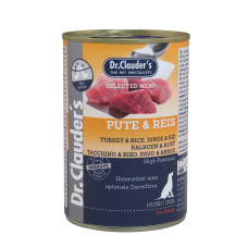 Dr.Clauder's (Клаудер) Selected Meat Turkey & Rice - Вологий корм для собак з індичкою та рисом 400 г