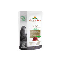 Almo Nature (Альмо Натюр) HFC Cat Natural Tuna With Whitebait - Влажный корм для кошек с тунцем и мальком 55 г