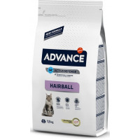 Advance (Едванс) Cat Hairball - Сухий корм для котів виведення шерсті з індичкою 1.5 кг