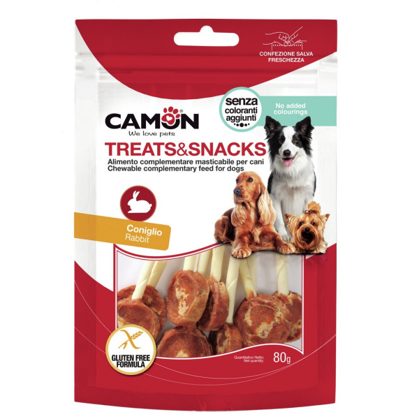 Camon (Камон) Dog Treats Lollipop With Rabbit - Лакомство для собак леденцы с кроликом 80 г