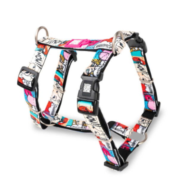 Max & Molly (Макс Молли) H-Harness Missy Pop S - Шлея для собак с принтом Мисси Поп