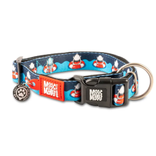 Max & Molly ( Макс Моллі) Smart ID Collar Frenzy the Shark M - Нашийник для собак з принтом шалена акула
