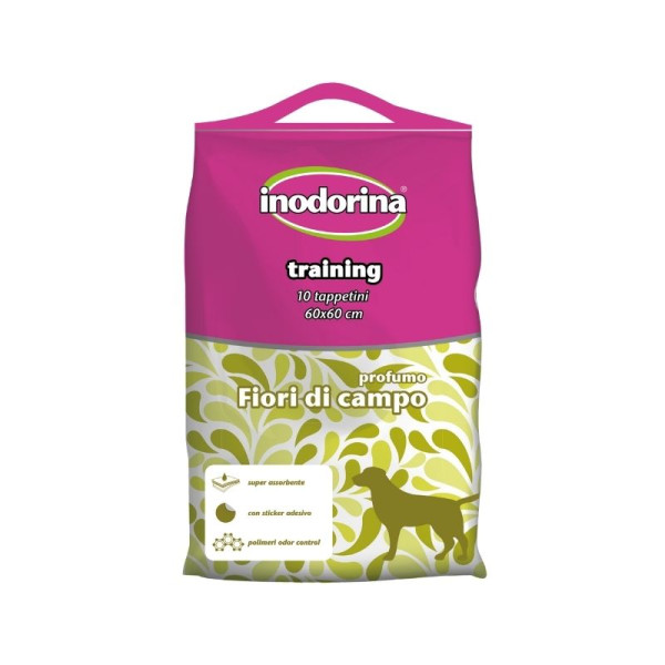 Inodorina (Инодорина) Training Fiori 60х60 - Пеленки для животных с запахом цветов 10 шт