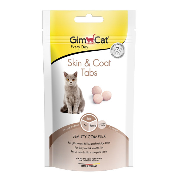 GimCat (ДжимКет) Every Day Skin&Coat - Таблетки для кошек 40 г