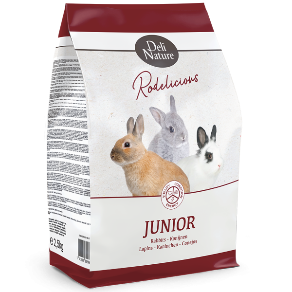 Deli Nature (Дели Натур) Rodelicious Junior Rabbits - Полнорационный суперпремиум корм для молодых кроликов 2,5 кг