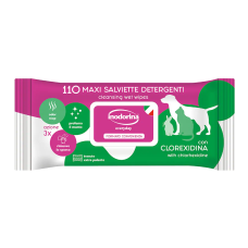 Inodorina (Інодоріна) Everyday Clorexidina - Вологі серветки для котів собак та гризунів з хлоргексидином та морським ароматом 110 шт