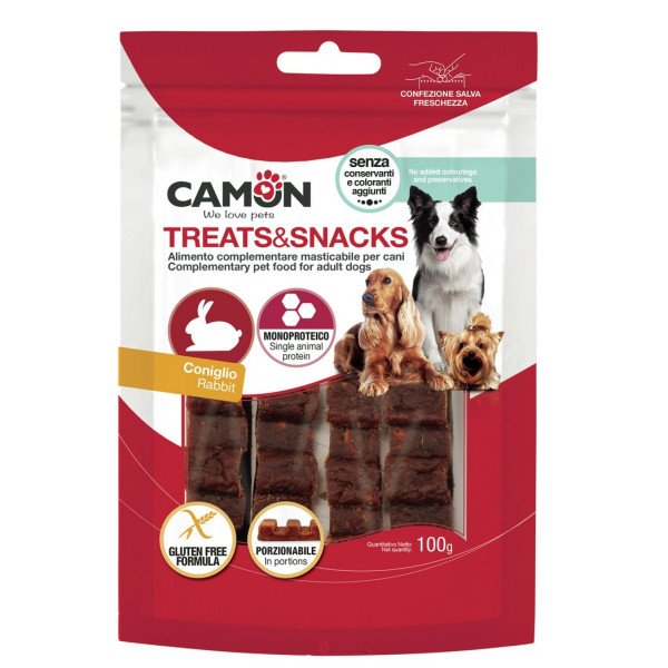 Camon (Камон) Dog Treats Bars With Rabbit - Лакомство для собак батончики порционные с кроликом 100 г