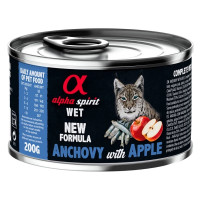 Alpha Spirit (Альфа Спирит) Anchovy With Red Apple - Влажный корм для кошек с анчоусами и красным яблоком 200 г