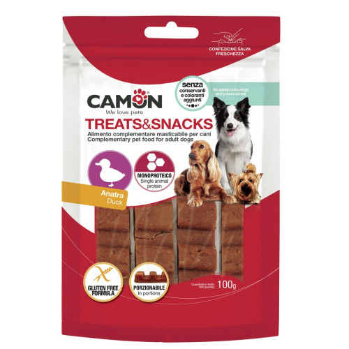 Camon (Камон) Dog Treats Bars With Duck - Ласощі для собак батончики порційні з качкою 100 г