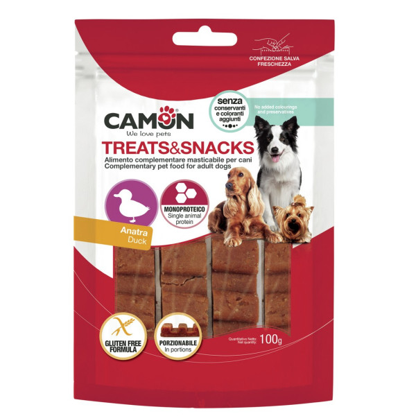 Camon (Камон) Dog Treats Bars With Duck - Лакомство для собак батончики порционные с уткой 100 г