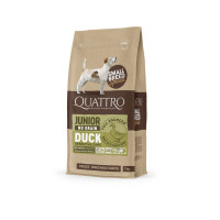 Quattro (Кватро) Dog Junior Small Breed With Duck - Сухой корм для щенков с уткой 7 кг