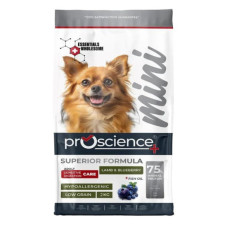 ProScience (ПроСайнс) Dog Lamb & Blueberry Sensitive Digestion Adult Mini - Сухой корм для взрослых собак мелких пород с чувствительным пищеварением с мясом ягнёнка и рисом 2 кг