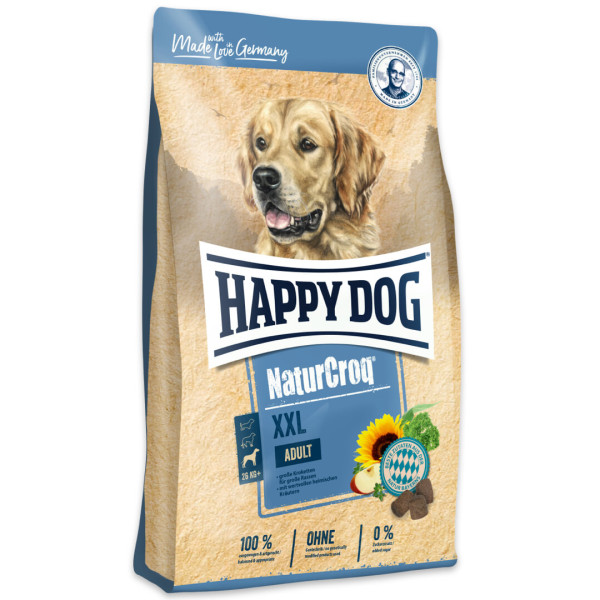 Happy Dog (Хепи Дог) NaturCroq Poultry Adult Maxi & Giant - Сухой корм для взрослых собак больших и гигантских пород с мясом птицы 15 кг
