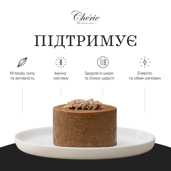 Cherie (Чери) Dog Grain Free Chicken & Duck Pate All Life Stages All Breeds - Влажный беззерновой корм для собак всех возрастов и всех пород паштет с мясом курицы и утки 80 г