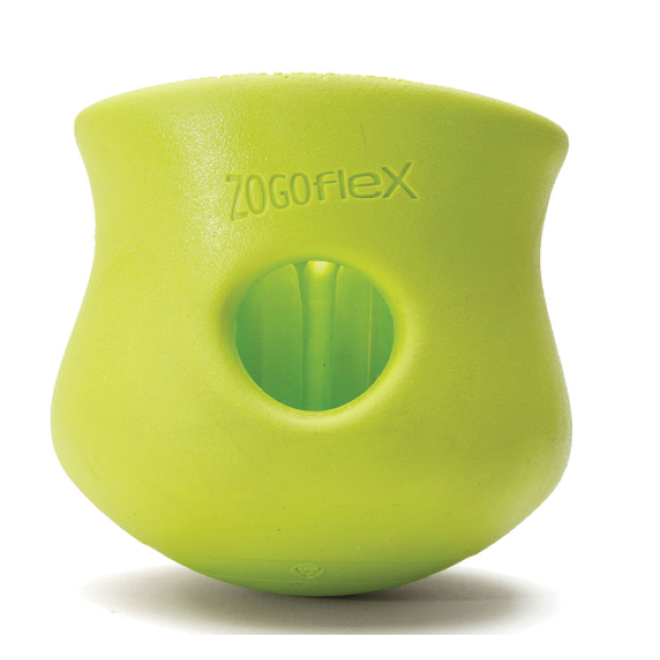 West Paw (Вест Пав) Toppl Treat Toy Green XL - Игрушка для умеренного грызения лакомства для собак 12 см