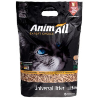 AnimAll (Энимал) - Наполнитель древесный для кошачьих туалетов без запаха 5.3 кг
