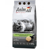 AnimAll (Энимал) - Наполнитель древесный для кошачьих туалетов, комкующийся, без запаха 2.1 кг
