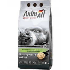 AnimAll (Енімал) - Наповнювач деревний для котячих туалетів, що комкується, без запаху 2.1 кг