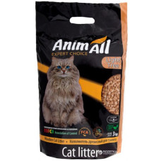 AnimAll (Енімал) - Наповнювач деревний вбираючий для котячих туалетів без запаху 3 кг