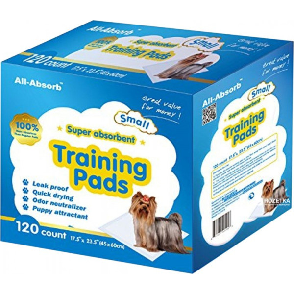 All-Absorb (Ол-Абсорб) Regular - Пеленки для собак (45Х60 см) 120 шт.