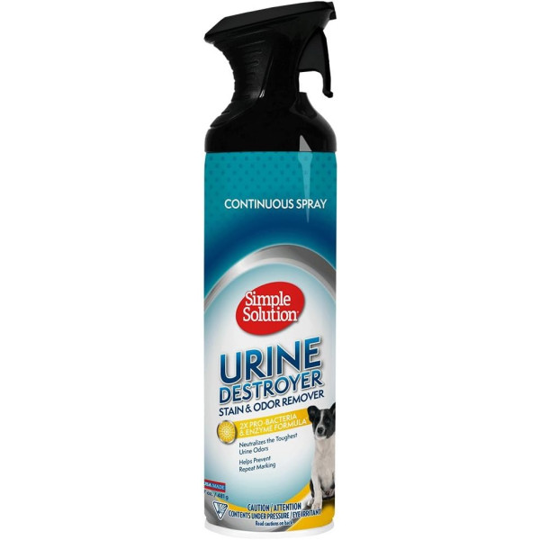 Simple Solution (Симпл Солюшн) Odop&Urine Destroyer - Средство для нейтрализации мочи собак на коврах и текстильных изделиях 502 мл