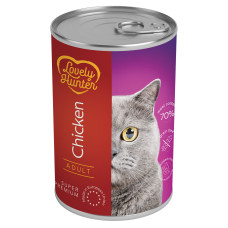 Lovely Hunter (Лавлі Хантер) Adult with Chicken - Вологий корм для дорослих котів з курятиною 400 г