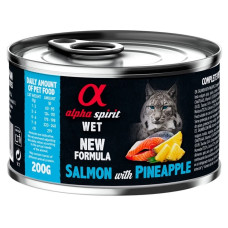 Alpha Spirit (Альфа Спіріт) Salmon With Pineapple - Вологий корм для котів з лососем та ананасом 200 г