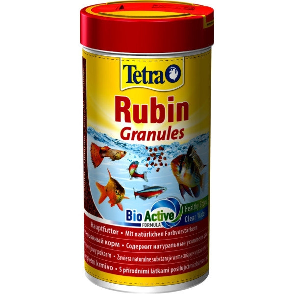 Tetra (Тетра) Rubin Granules - Корм для аквариумных рыбок, для яркости окраски (гранулы) 100 г