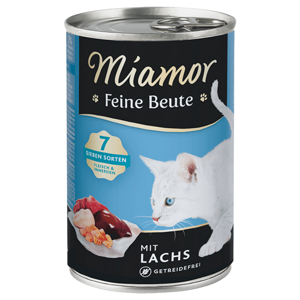 Miamor (Миамор) Cat Feine Beute with Salmon - Влажный корм для кошек беззерновой с лососем 400 г