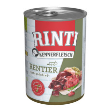 Rinti (Рінті) Dog Kennerfleisch Grain Free With Venison - Вологий корм для собак, беззерновий з олениною 400 г