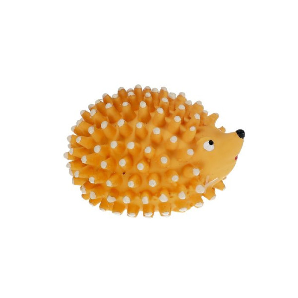 Misoko (Мисоко) Dog Toy Hedgehog Yellow - Игрушка для собак еж латекс желтая 10.16 см