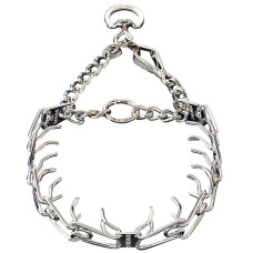 Sprenger (Спренгер) Ultra-Plus Training Collar - Строгий нашийник-мартингал для собак, поворотне кільце, карабін-щипці, хромована сталь 3.2 мм/57 см