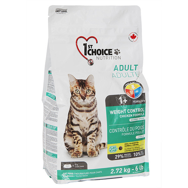 1st Choice (Фест Чойс) Cat Adult Weight Control - Сухий корм для котів схильних до повноти 2.72 кг