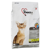 1st Choice (Фест Чойс) Cat Adult Hypoallergenic - Сухий корм для котів з особливими харчовими потребами з качкою 5.44 кг