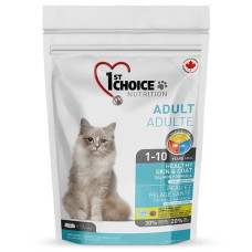 1st Choice (Фест Чойс) Cat Adult Healthy Skin & Coat - Сухий корм для котів для здорової шкіри та шерсті 907 г