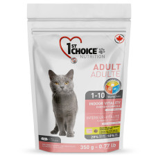 1st Choice (Фест Чойс) Cat Adult Indoor Vitality Chicken - Сухий корм для котів, що живуть у приміщенні 350 г