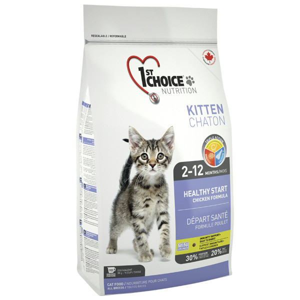 1st Choice (Фест Чойс) Kitten Healthy Start - Сухий корм для кошенят всіх порід з куркою 350 г