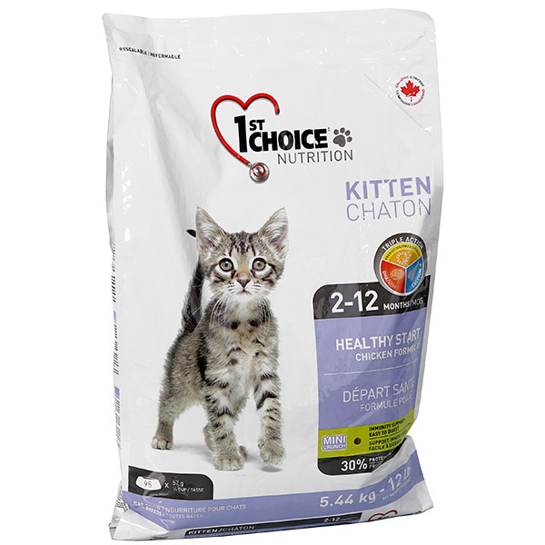 1st Choice (Фест Чойс) Kitten Healthy Start - Сухий корм для кошенят всіх порід з куркою 5.44 кг