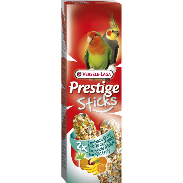 Versele-Laga (Версель Лага) Prestige Sticks Big Parakeets Exotic Fruit - Ласощі для папуг з екзотичними фруктами 140 г