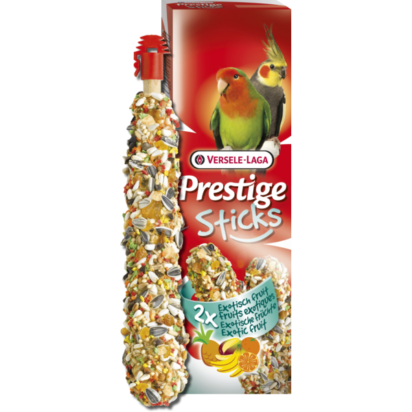 Versele-Laga (Версель Лага) Prestige Sticks Big Parakeets Exotic Fruit - Ласощі для папуг з екзотичними фруктами 140 г
