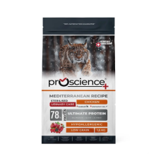ProScience (ПроСайнс) Cat Chicken Hypoallergenic Urinary Care Sterilised Adult - Сухой гипоаллергенный корм для взрослых стерилизованных котов для ухода за мочевыводительной системой с мясом курицы 1.5 кг