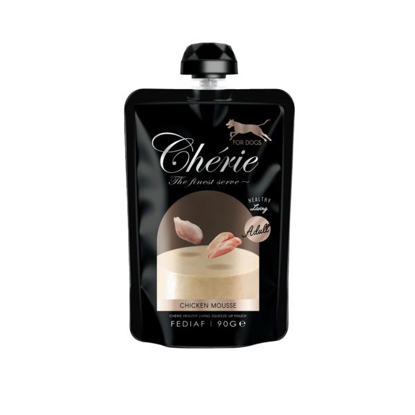 Cherie (Чери) Dog Grain Free Chicken Mousse Adult All Breeds - Влажный беззерновой корм для взрослых собак всех пород мусс с мясом курицы 90 г