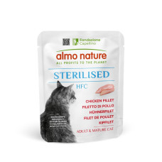 Almo Nature (Альмо Натюр) HFC Cat Sterilised Chicken Fillet - Вологий корм для стерилізованих котів з курячим філе 50 г