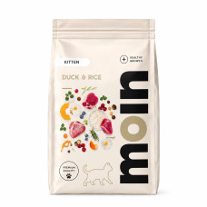 Moin (Мойн) Cat Duck & Rice Kitten - Сухой корм для котят с мясом утки и рисом 2 кг